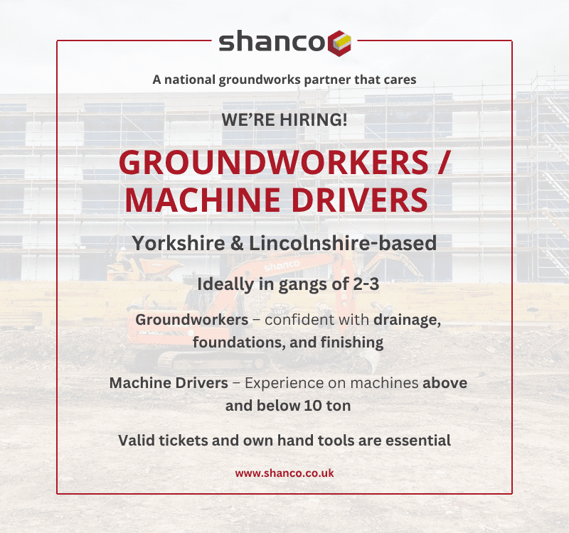 Groundworkers vacancy